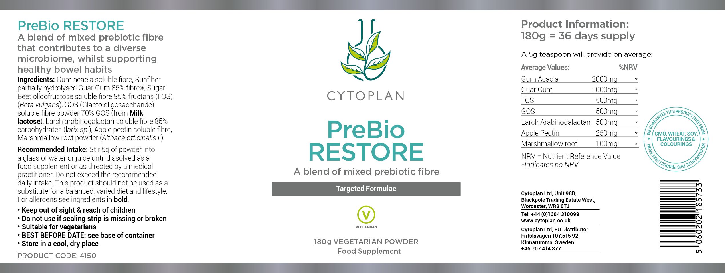 Cytoplan PreBio RESTORE 3