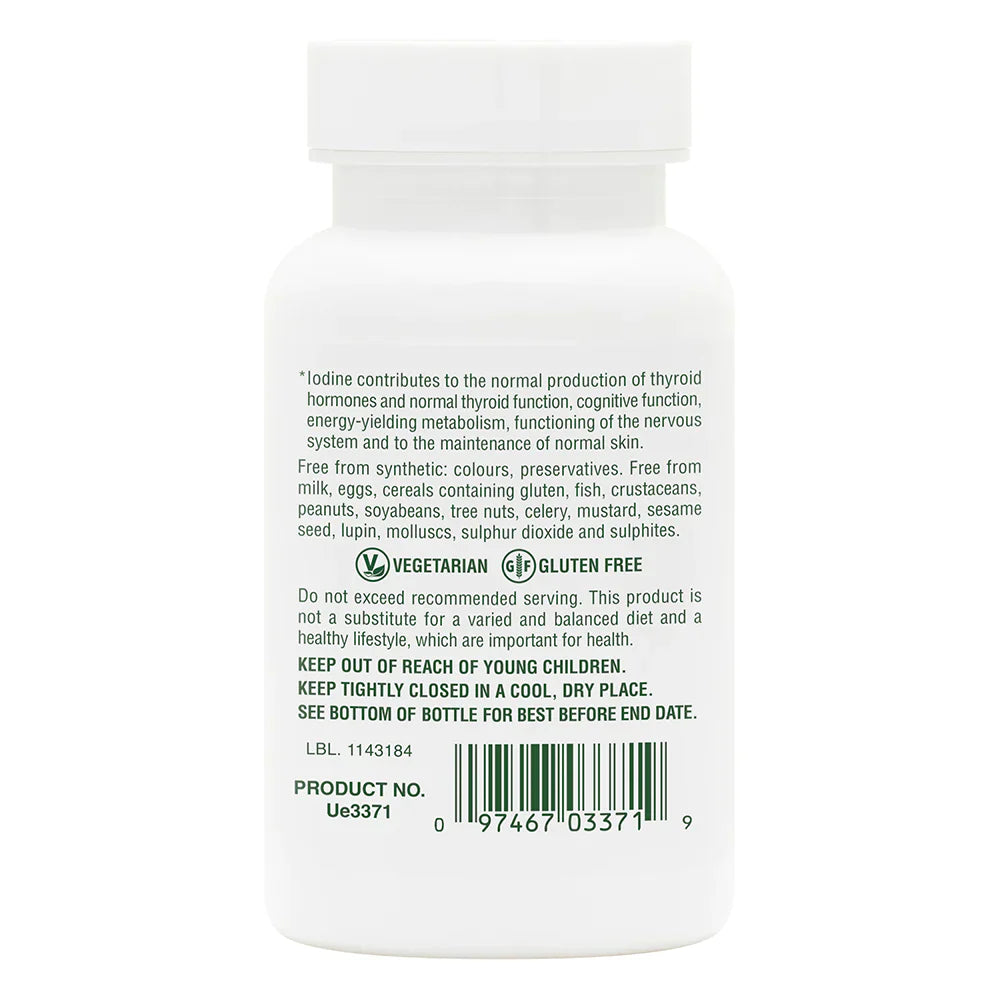NaturesPlus Potassium Iodide 150μg Iodine 100 Tablets image 2