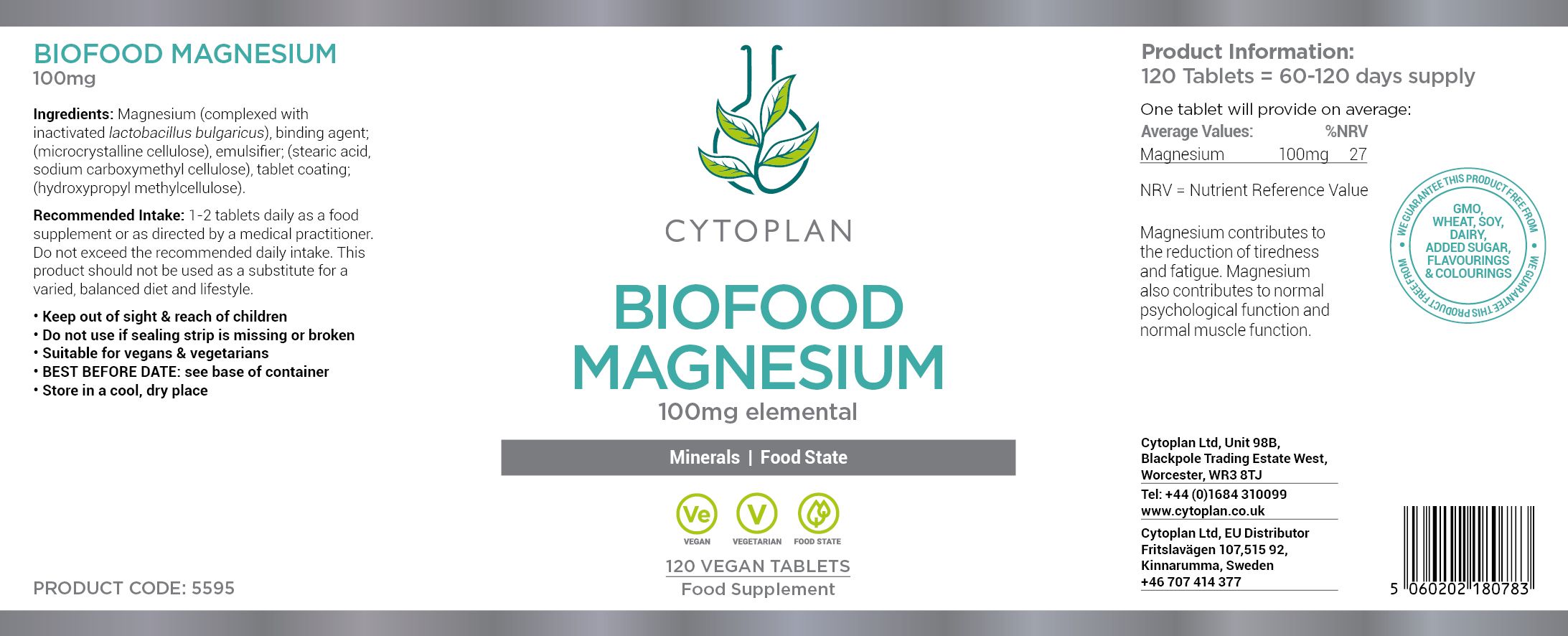 Cytoplan Biofood Magnesium 4