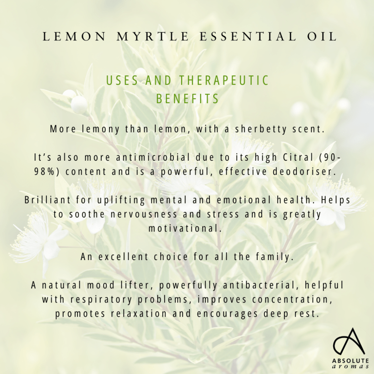 Absolute Aromas Lemon Myrtle Essential Oil 5