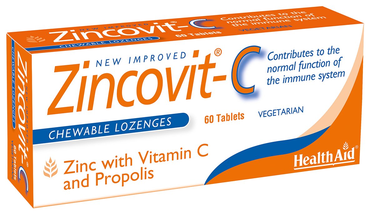 HealthAid Zincovit® C (Vitamin C, Zinc, Propolis) Blister Pack image 0