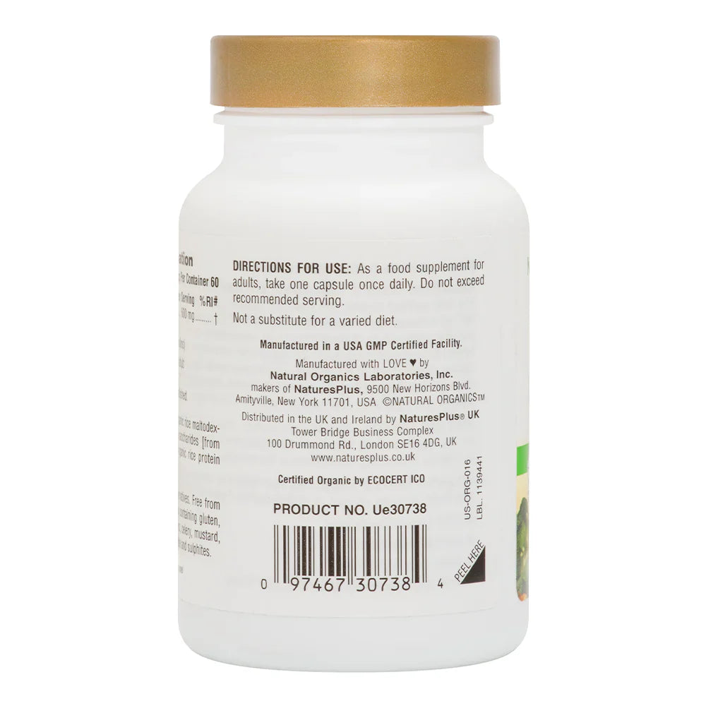 NaturesPlus Source of Life® Garden Red Yeast Rice 60 Capsules image 2