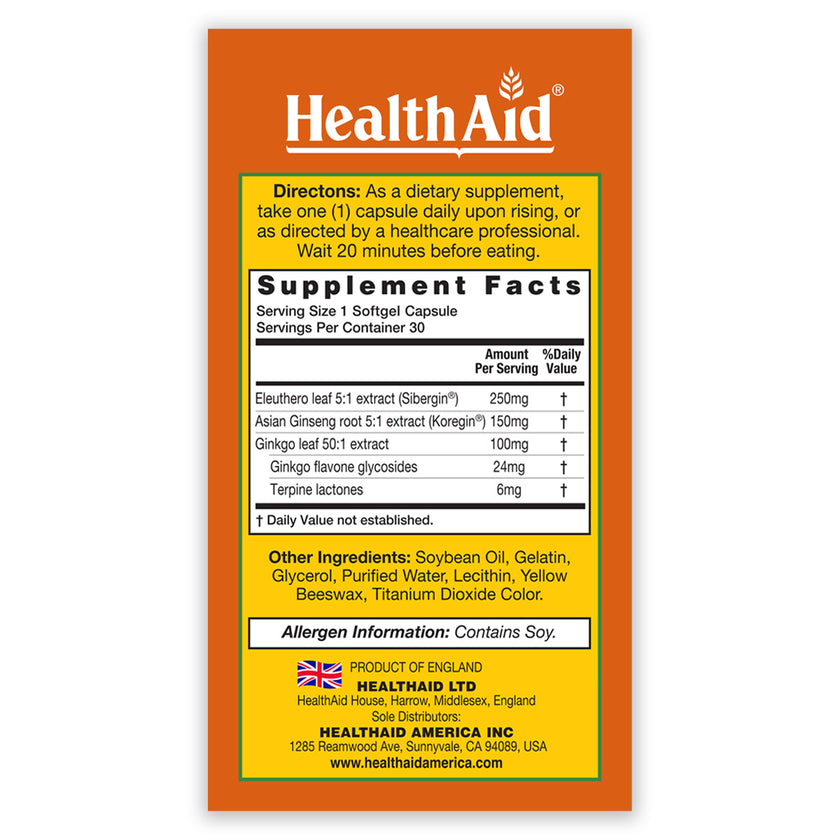 HealthAid GinkgoVital +3 Capsules 3