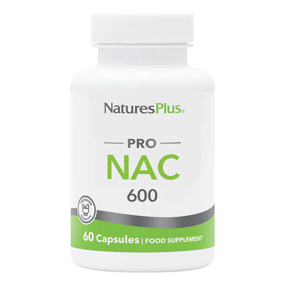 NaturesPlus PRO NAC 600mg 60 Capsules image 0