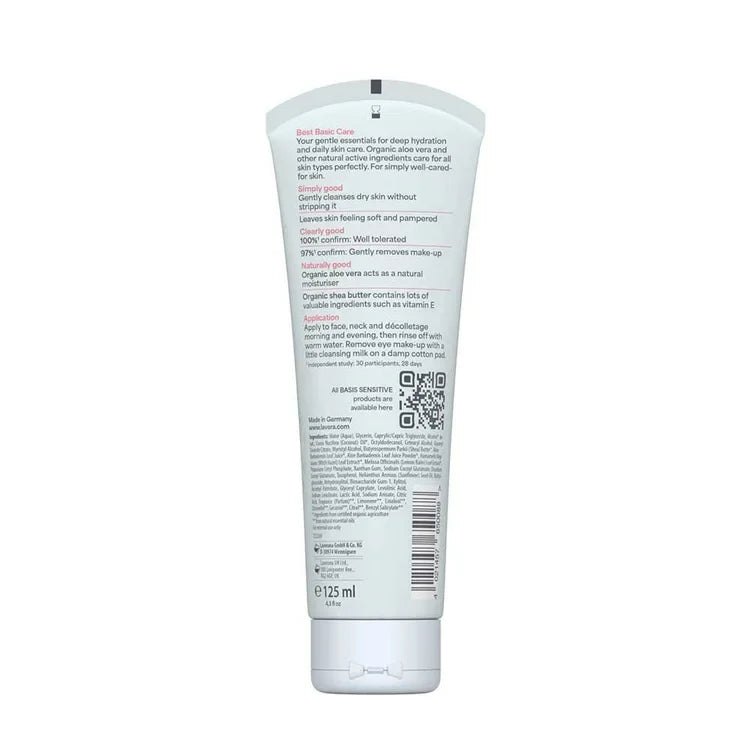Lavera Basis Sensitiv Cleansing Milk - 125ml