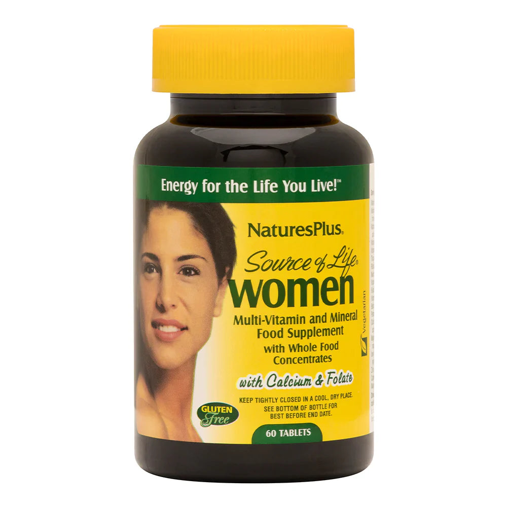 NaturesPlus Source of Life® Women Multivitamin 60 Tablets image 0