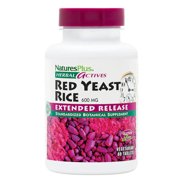 NaturesPlus Herbal Actives Red Yeast Rice 120 Capsules