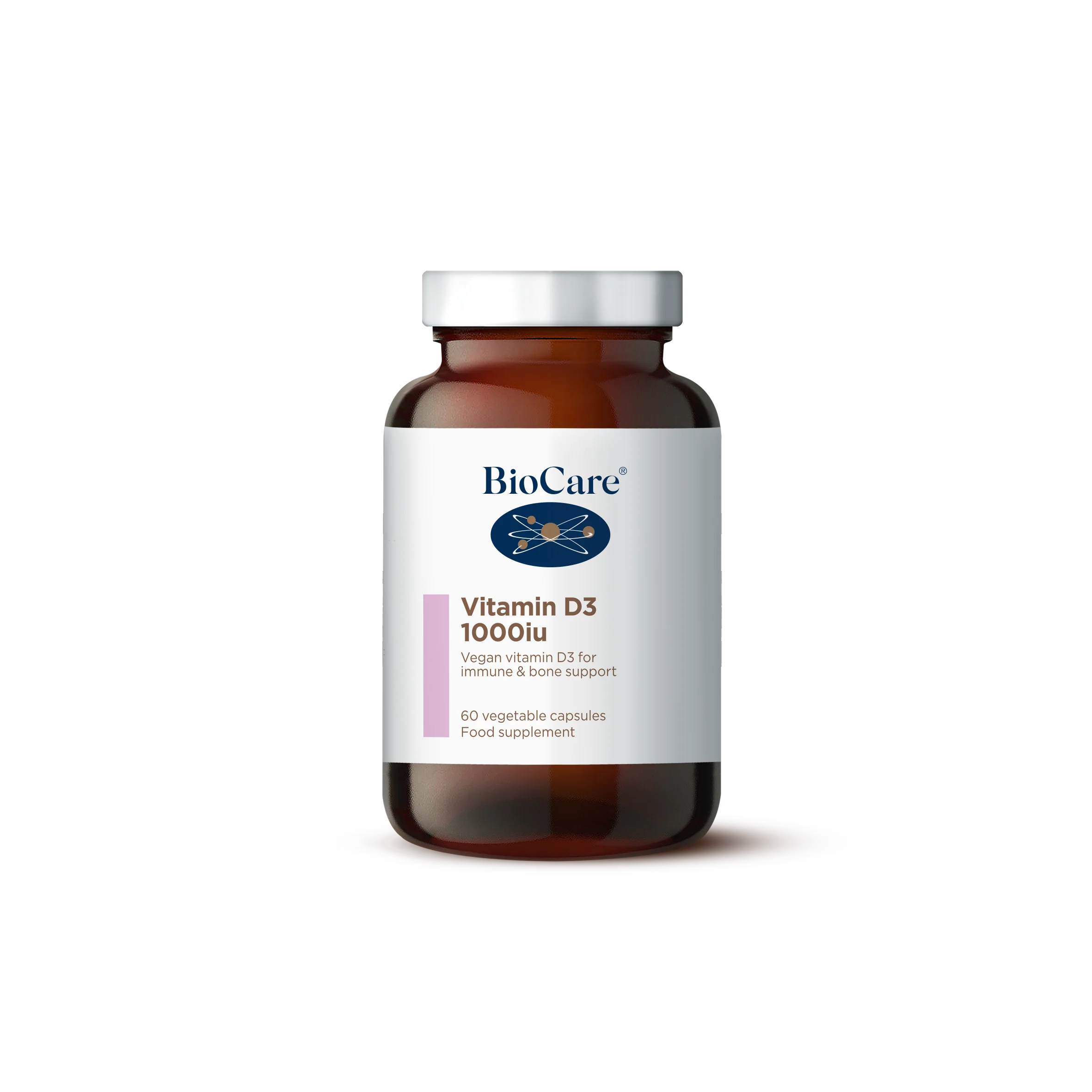 BioCare Vitamin D3 1000iu - 60 Capsules image 0