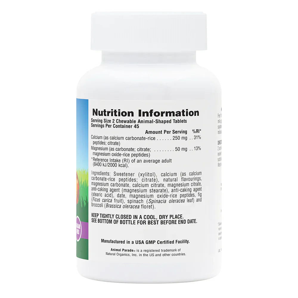 NaturesPlus Animal Parade® Sugar-Free Calcium Children's Chewables image 2