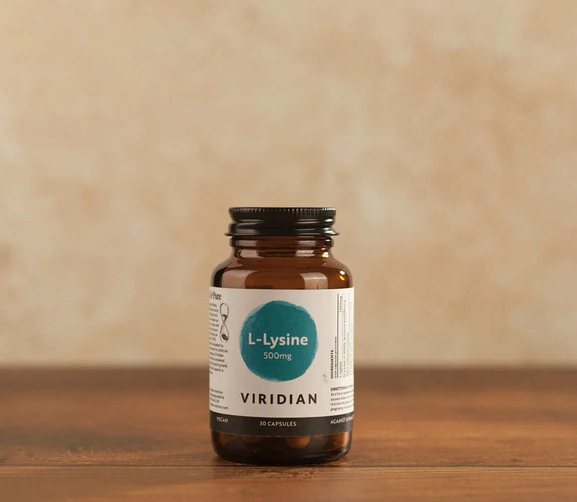 Viridian L-Lysine 500mg Capsules image 2