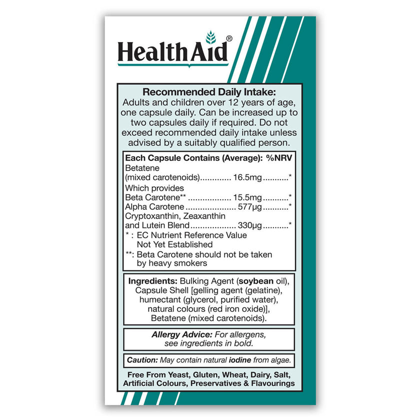 HealthAid Beta Carotene Capsules 3