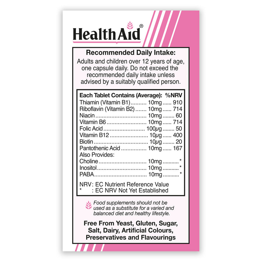 HealthAid Vitamin B Complex Supreme Capsules 3
