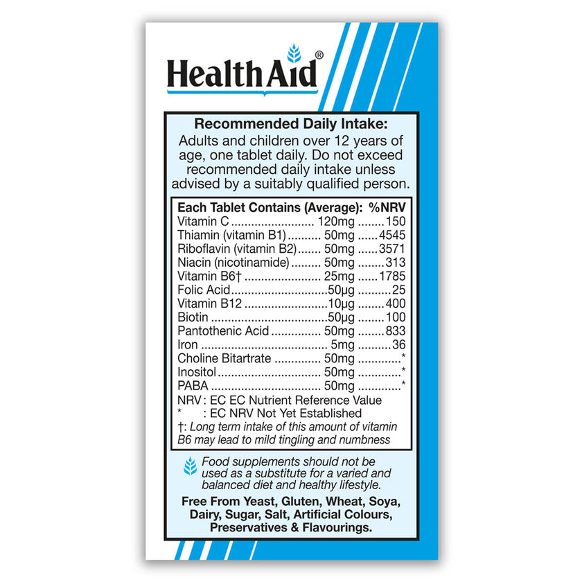 HealthAid Vit B+C Complex Tablets 3