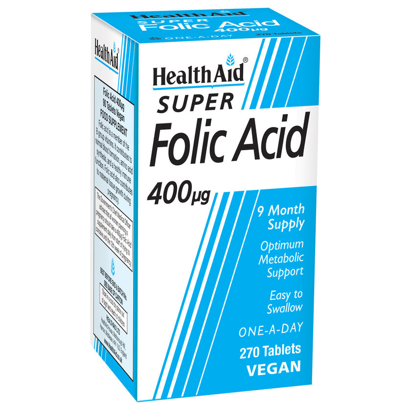 HealthAid Folic Acid 400µg Tablets 4
