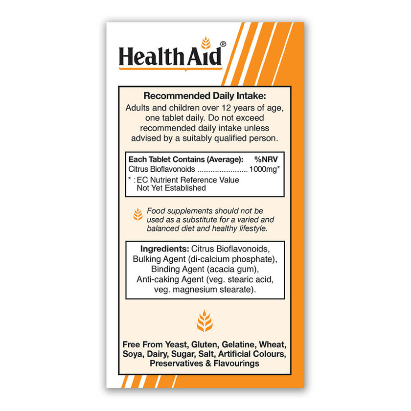 HealthAid Citrus Bioflavonoid 1000mg Tablets 3