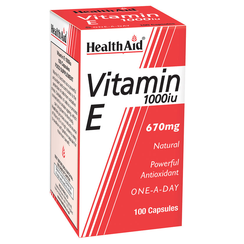 HealthAid Vitamin E 1000iu Capsules 5
