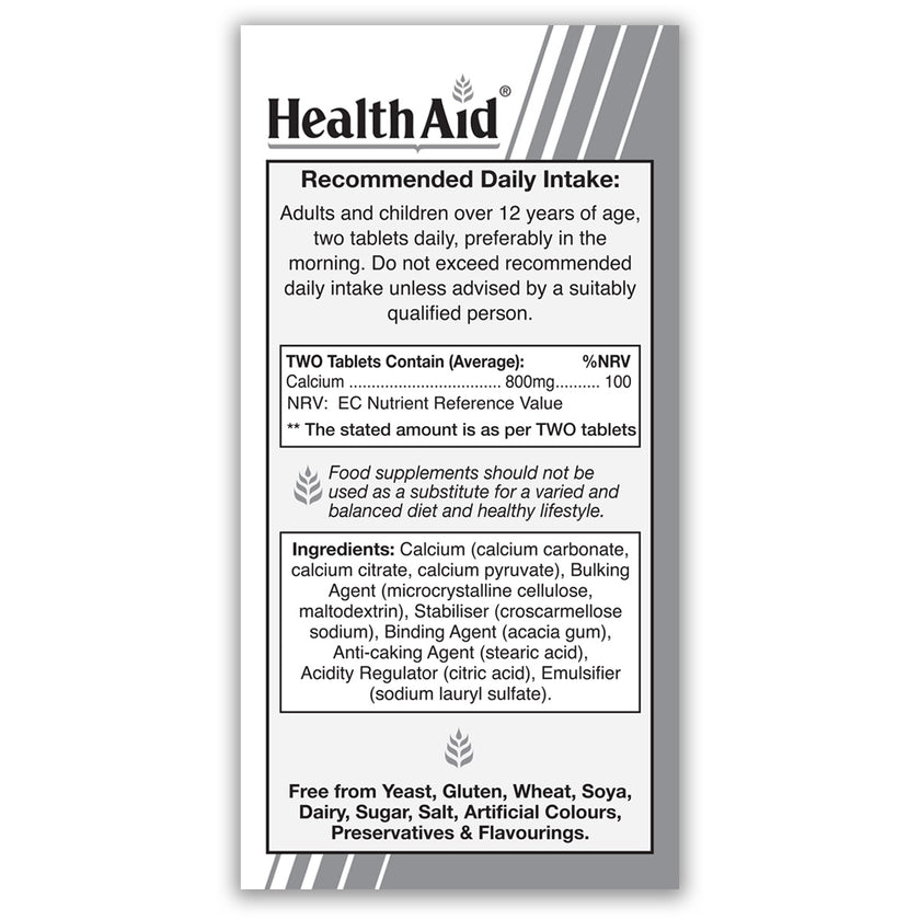 HealthAid Calcium Complete 800mg Tablets 3