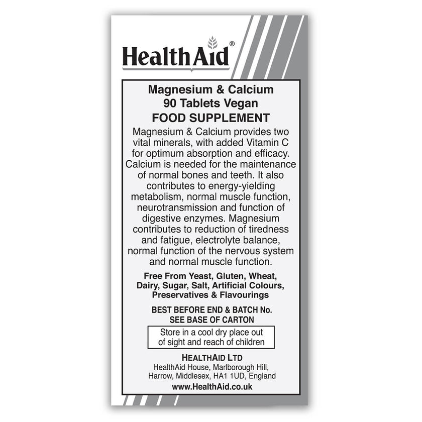 HealthAid Magnesium & Calcium Tablets 3