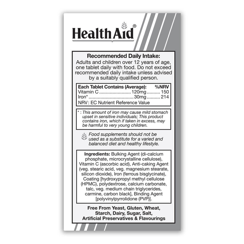 HealthAid Iron Bisglycinate Tablets 3