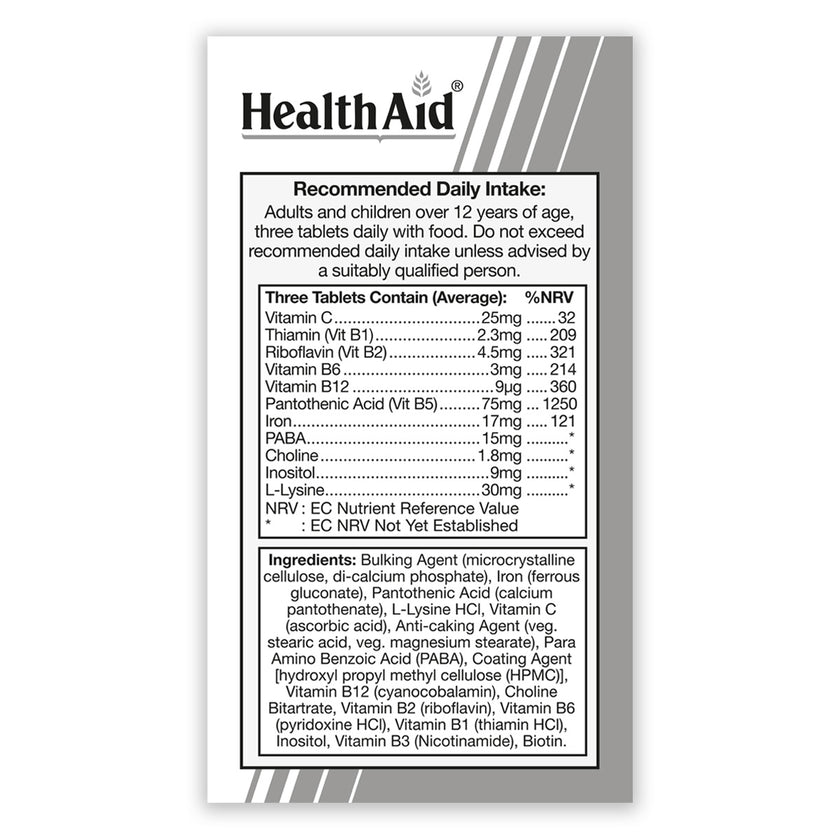 HealthAid Iron Formula Plus Tablets 3