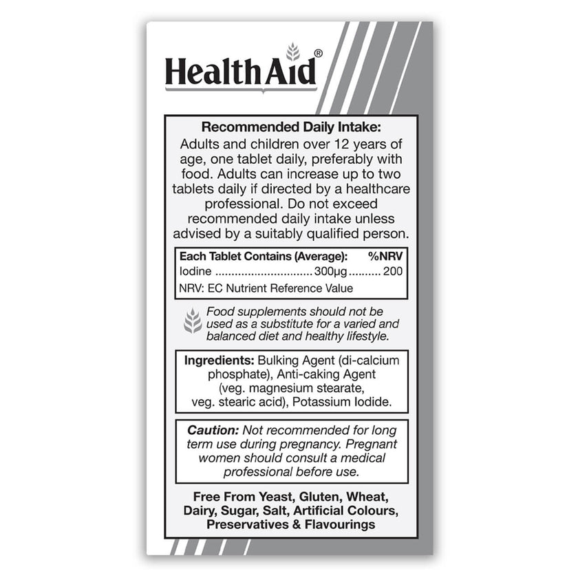 HealthAid Iodine 300µg Tablets 3
