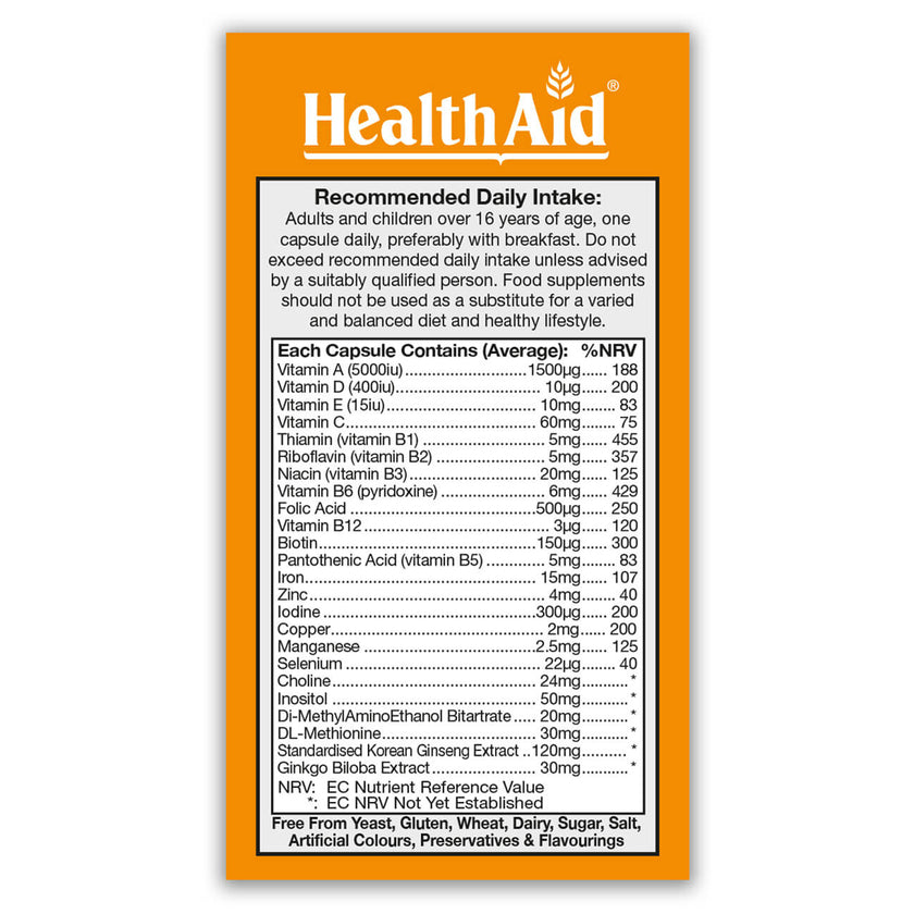 HealthAid Gericaps Active Capsules 3