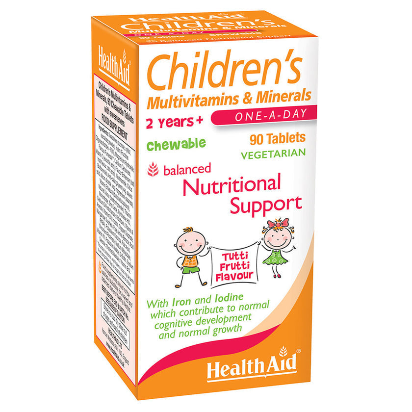 HealthAid Children's MultiVitamin & Minerals - Chewable (Tutti-fruity Flavour) Tablets 4