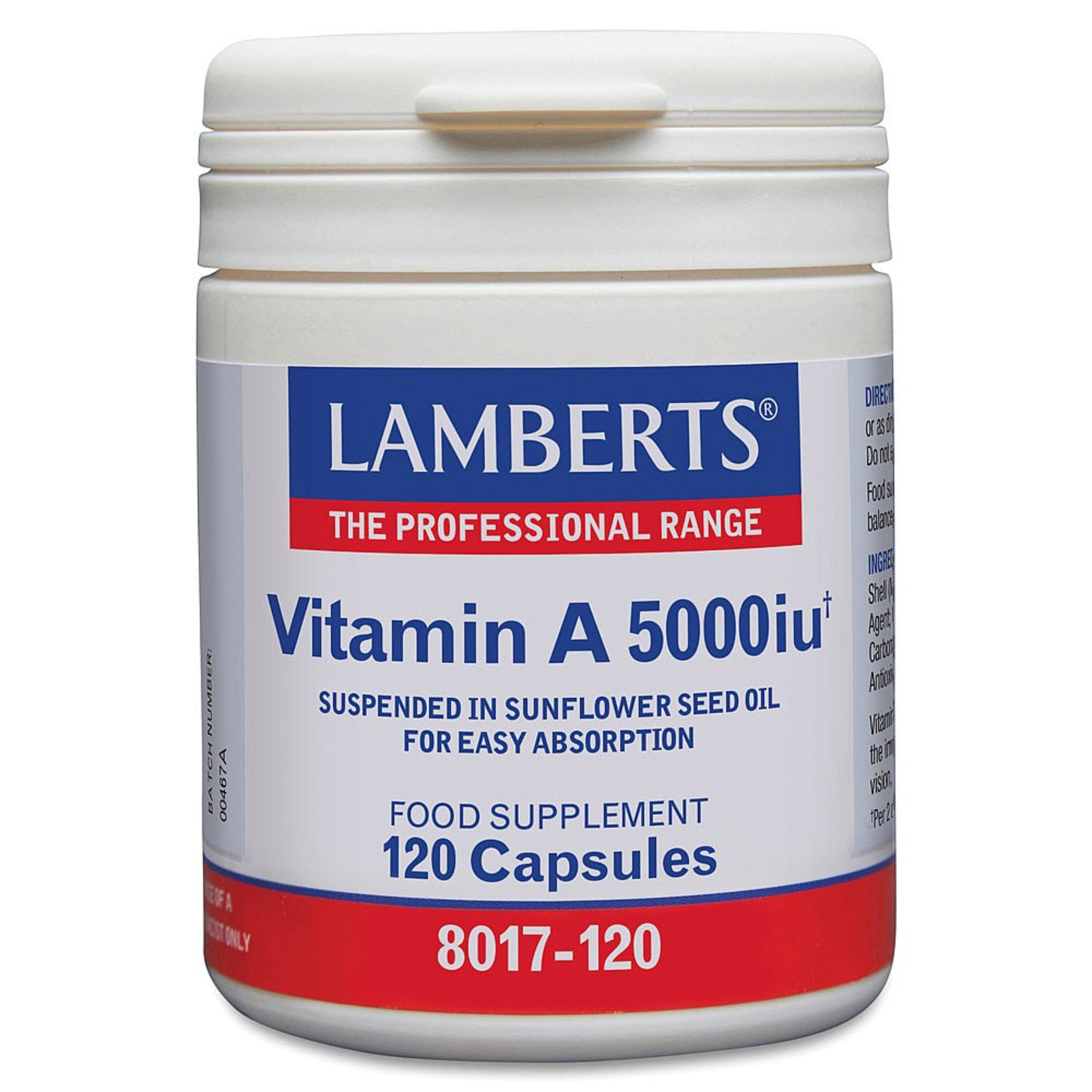 Lamberts Vitamin A 5000iu 120 capsules