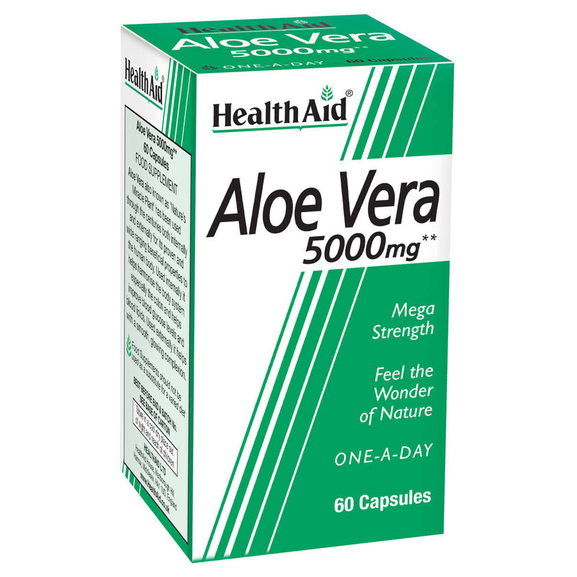 HealthAid Aloe Vera 5000mg Capsules 4