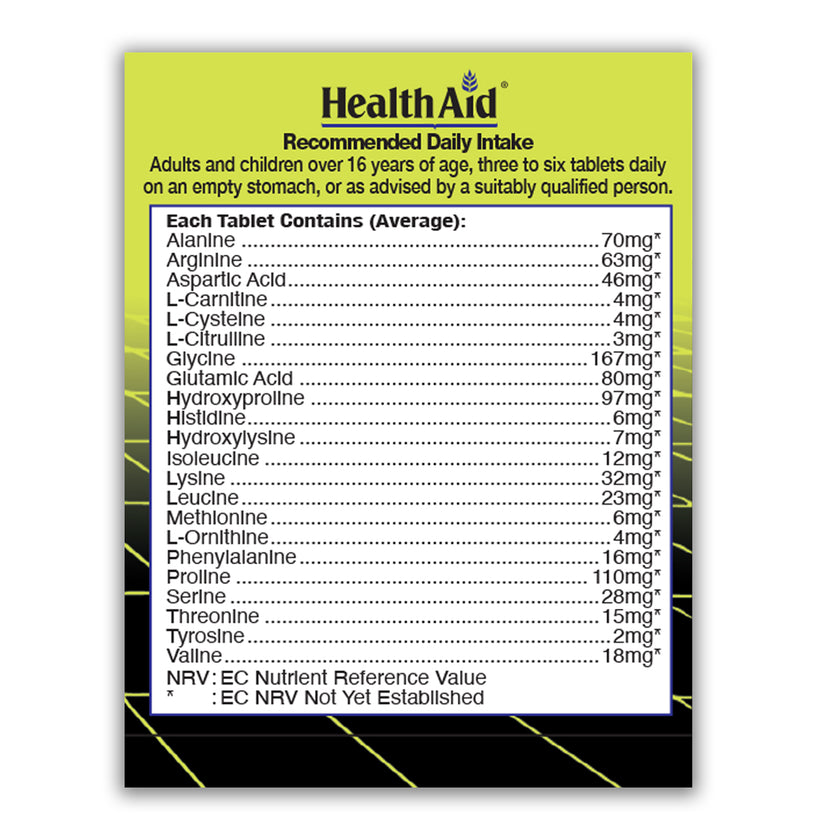 HealthAid Free Form Multi Amino Acids Tablets 3
