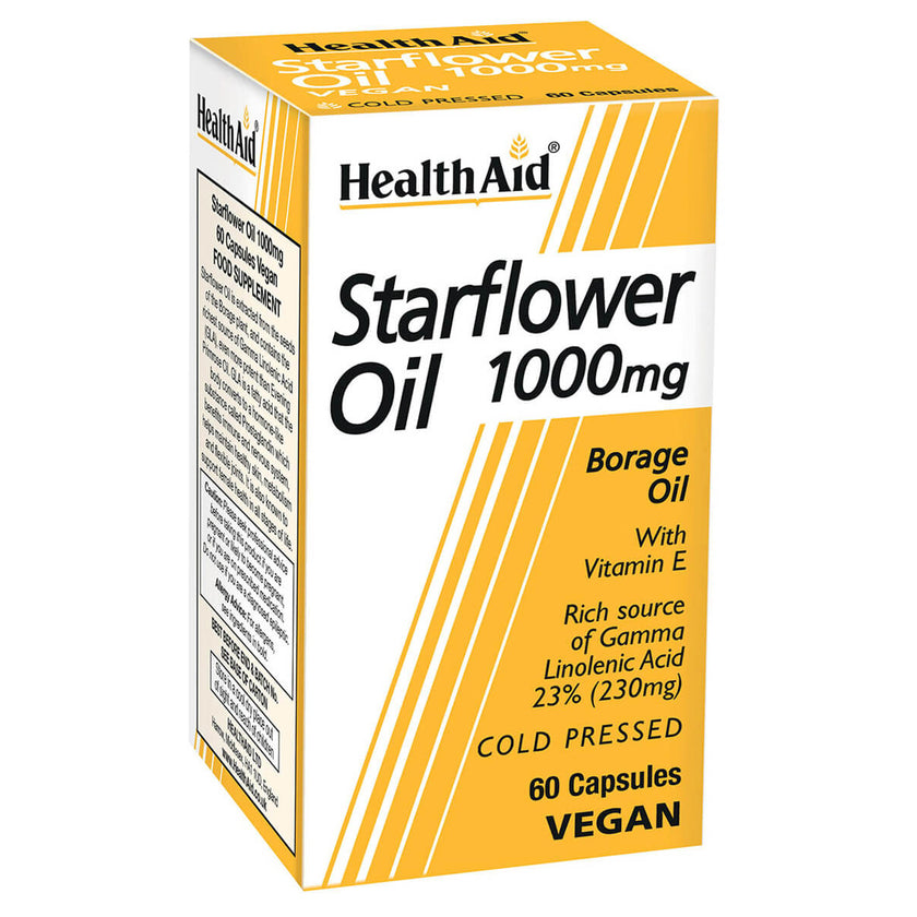 HealthAid Starflower Oil 1000mg (23% GLA) Capsules 4
