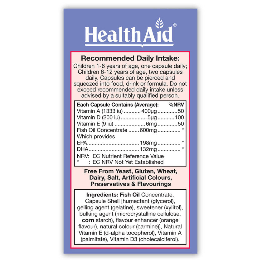 HealthAid KidzOmega Capsules 3