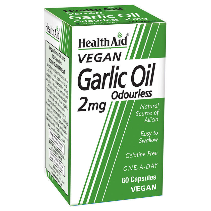 HealthAid Garlic Oil 2mg Odourless Vegicaps 4