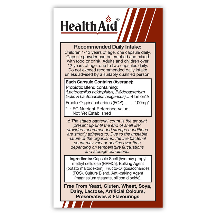 HealthAid Acidophilus Plus 4 Billion 6