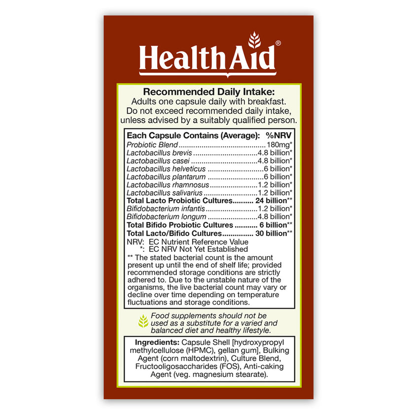 HealthAid MoodProbio 30 Billion Probiotic Cultures 3