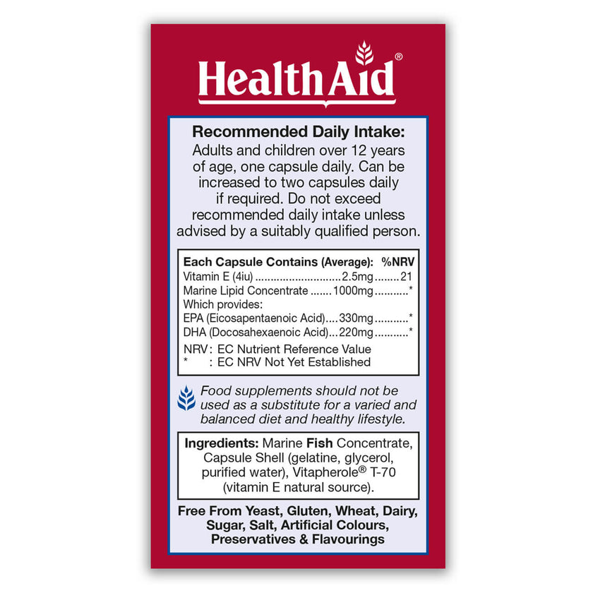 HealthAid Hartgard EPA 1000 Capsules 3