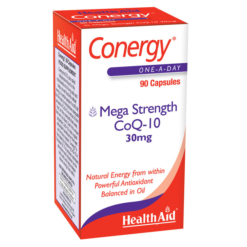 HealthAid Conergy CoQ-10 30mg +Vit E Capsules 4