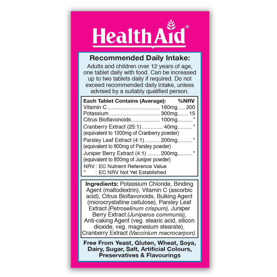HealthAid CystiCare® (Cranberry, Vit C++) 3