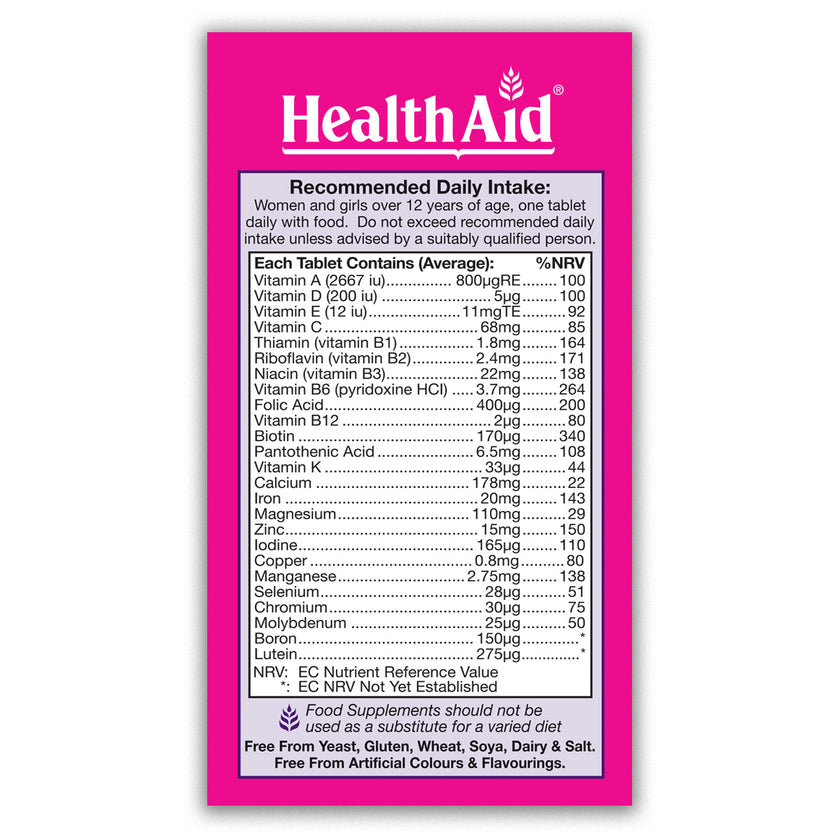 HealthAid MultiMax for Women Tablets 3
