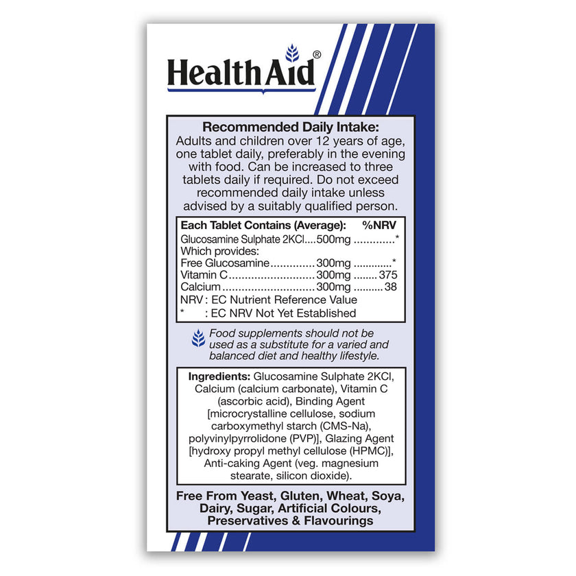 HealthAid Glucosamine Sulphate 500mg Tablets 3