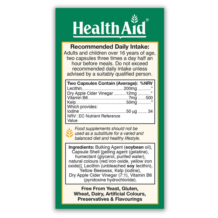 HealthAid Cider Trim Capsules 3