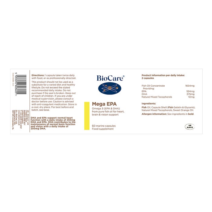 BioCare Mega EPA Capsules 5