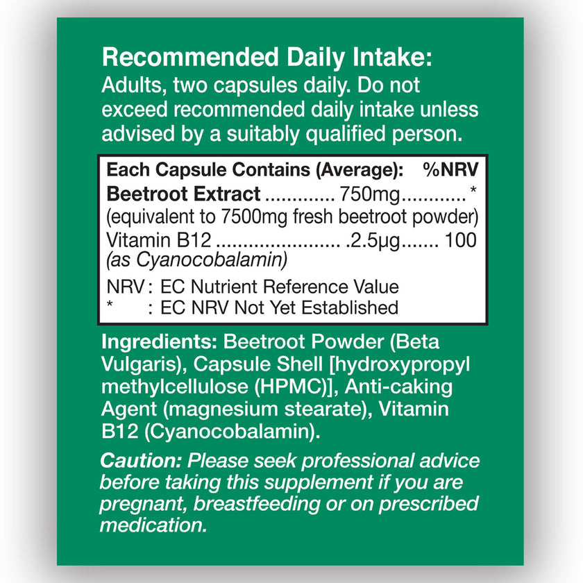 HealthAid Beetroot Extract 750mg Capsules 3