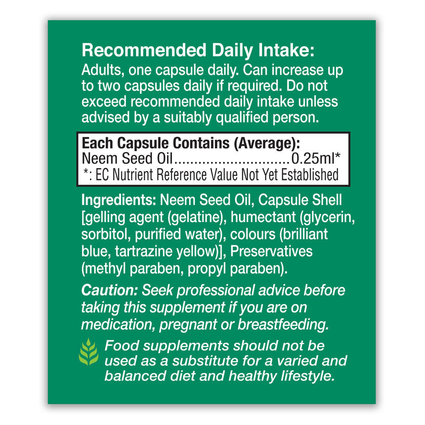 HealthAid Neem Oil Capsules 3
