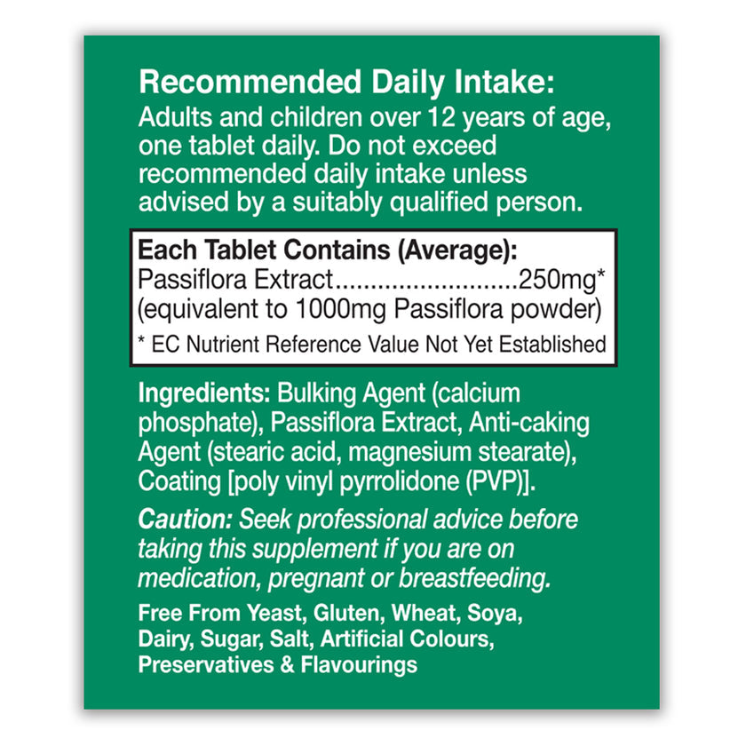 HealthAid Passiflora 1000mg Tablets 3