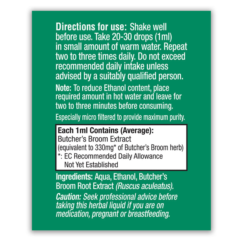 HealthAid Butcher's Broom (Ruscus aculeatus) Herbal Liquid 3