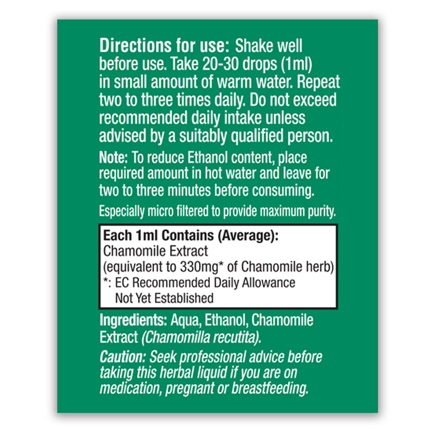 HealthAid Chamomile (Chamomilla recutita) Liquid 3