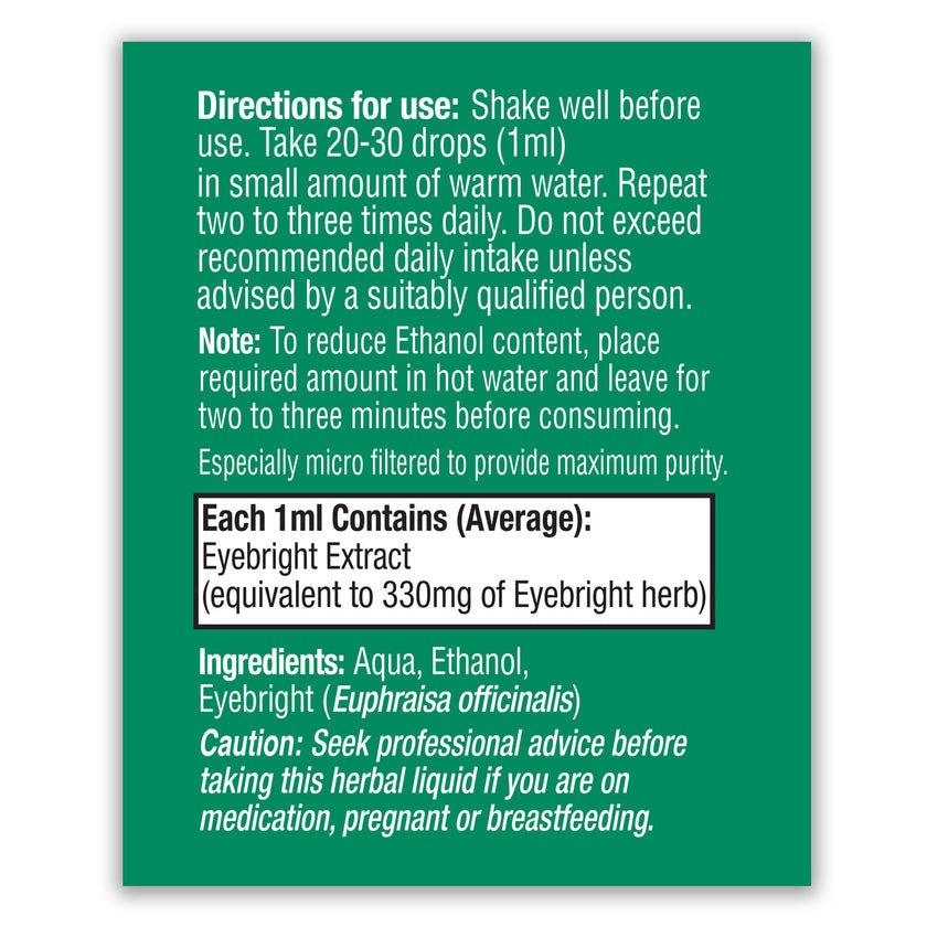 HealthAid Eyebright (Euphrasia officinalis) Liquid 3