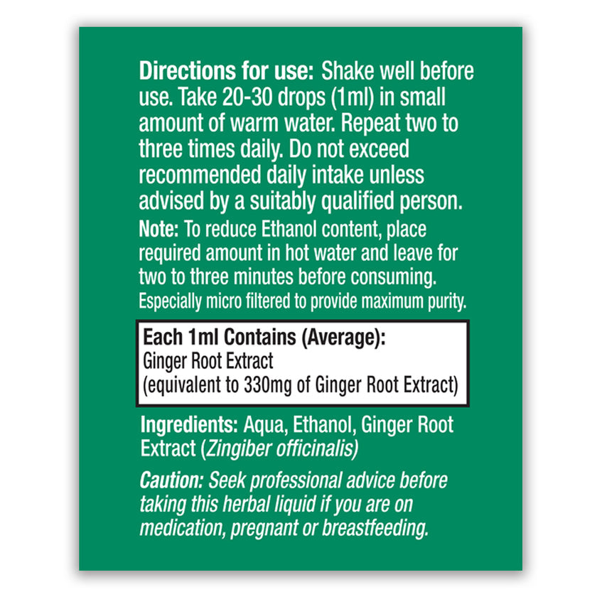 HealthAid Ginger Root (Zingiber officinale) Liquid 3
