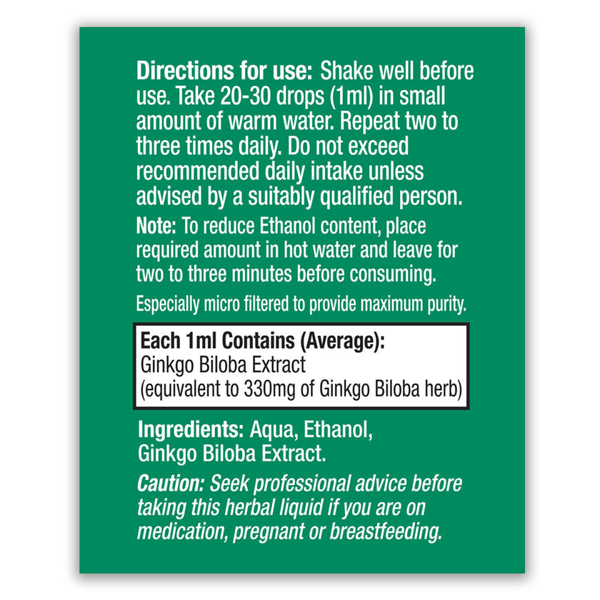 HealthAid Ginkgo Biloba Liquid 3